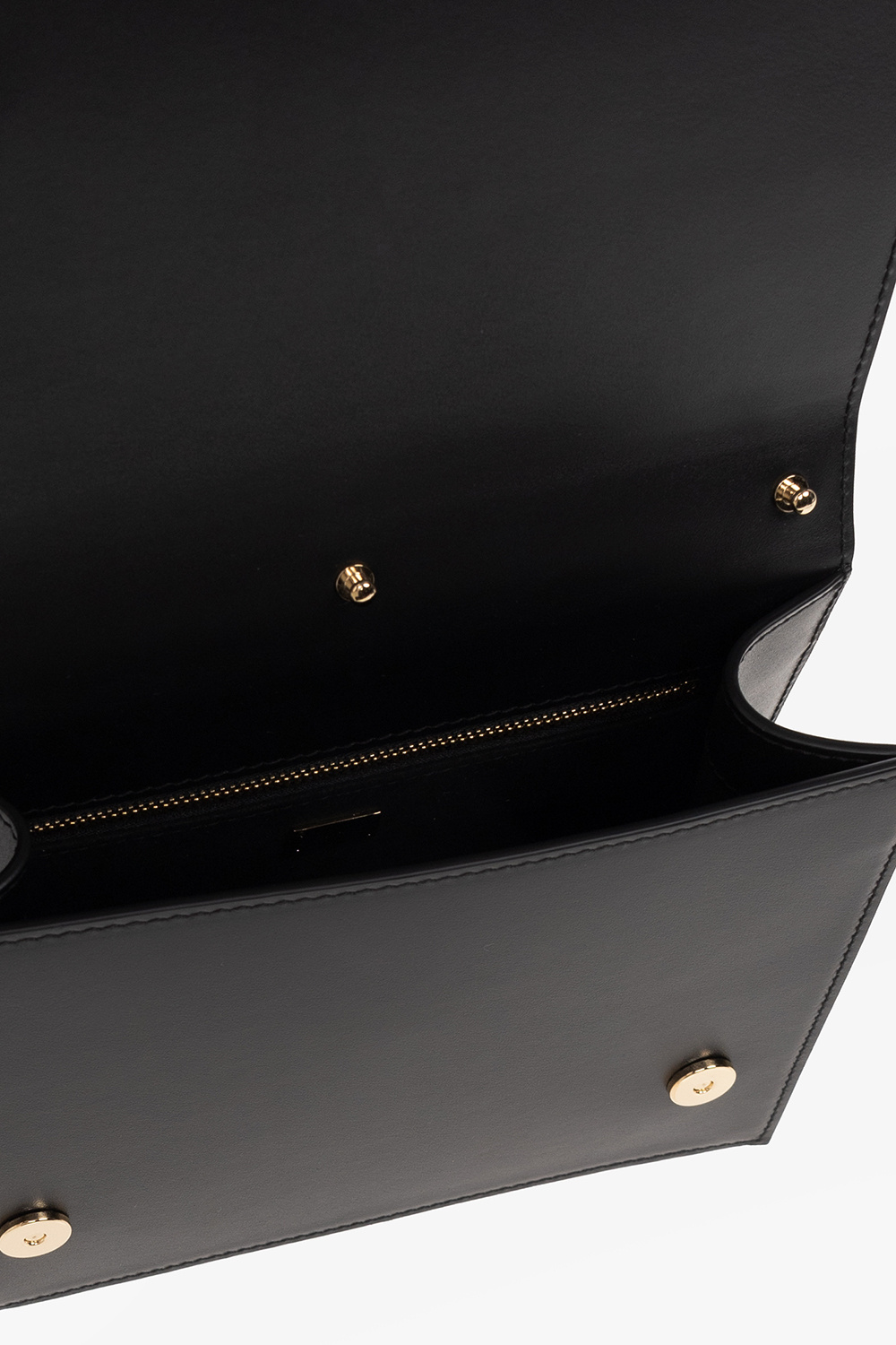 Black Leather shoulder bag with logo Dolce & Gabbana - Vitkac AS